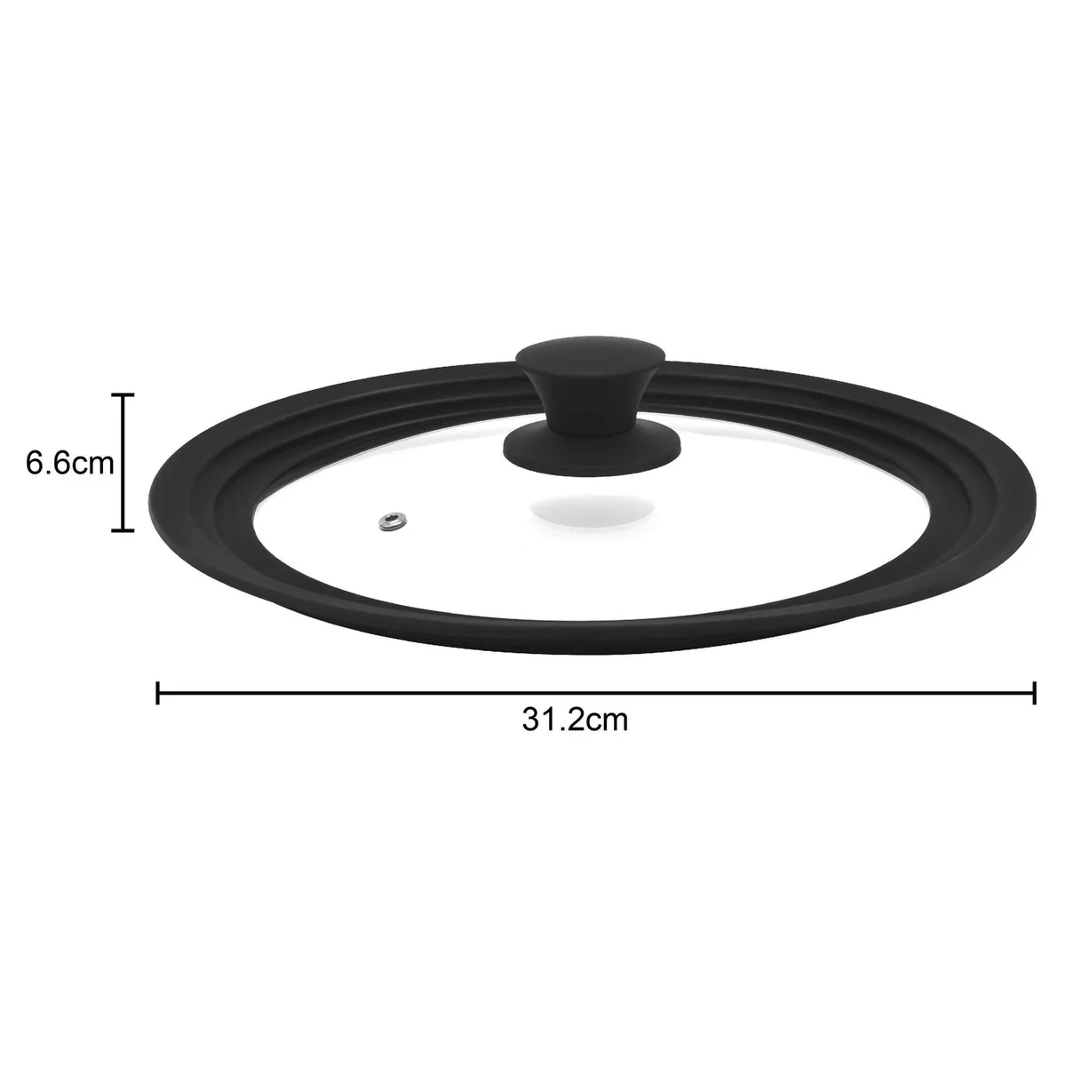 JUST HOME COLLECTION - Tapa olla Ring silicona 26x28x30 cm