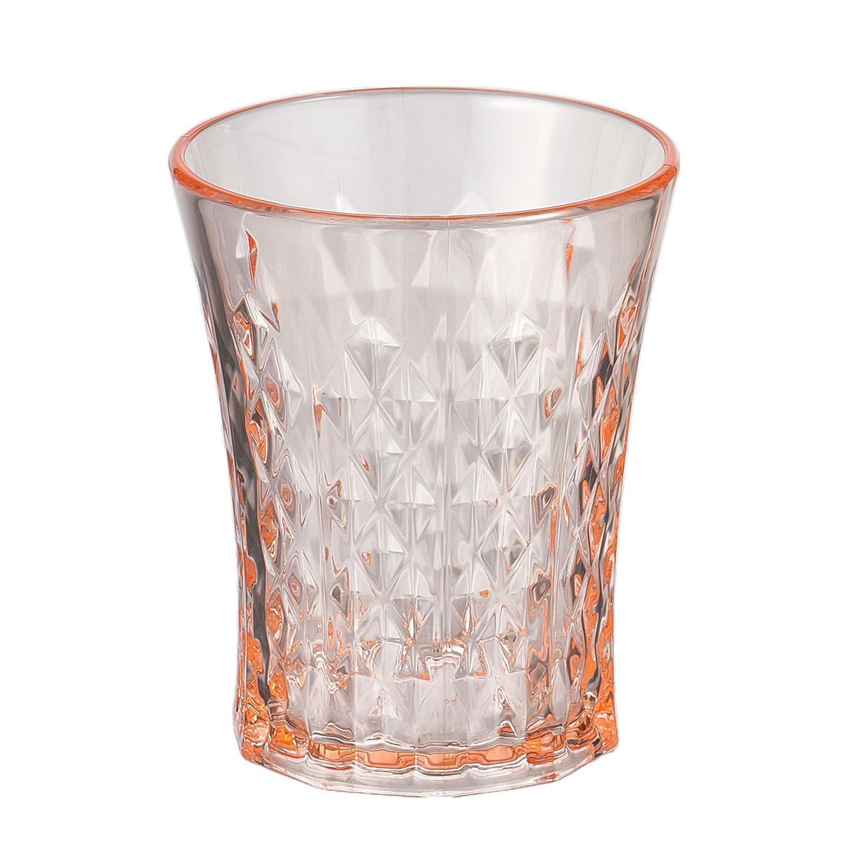 JUST HOME COLLECTION - Juego 4 vasos + Jarra de Plástico 1.4 l Sin diseño Durazno