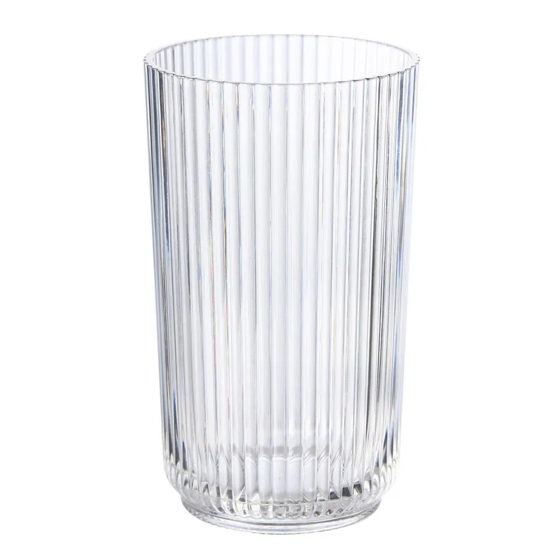 JUST HOME COLLECTION - Vaso Alto de Acrílico 480 ml Transparente