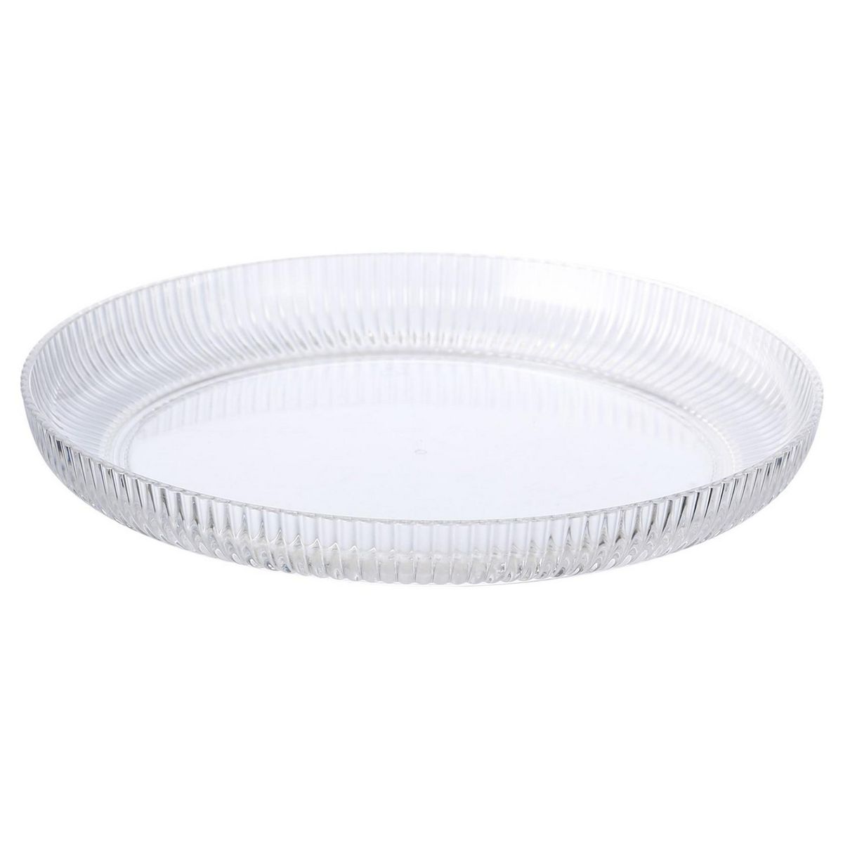 JUST HOME COLLECTION - Plato 20 cm Plástico Sun Beam Transparente