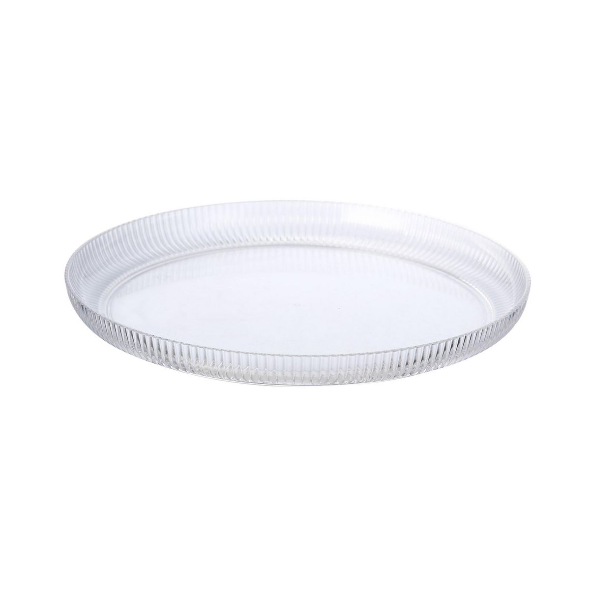 JUST HOME COLLECTION - Plato 25 cm Plástico Sun Beam Transparente
