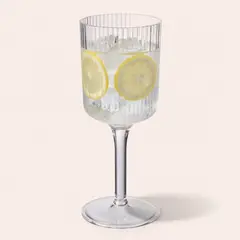 JUST HOME COLLECTION - Copa de De agua 360 ml Plástico Transparente