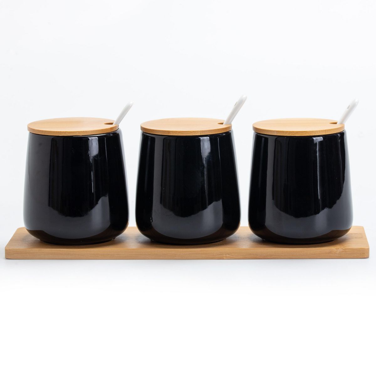 JUST HOME COLLECTION - Set 3 Frascos Cerámica 280 ml