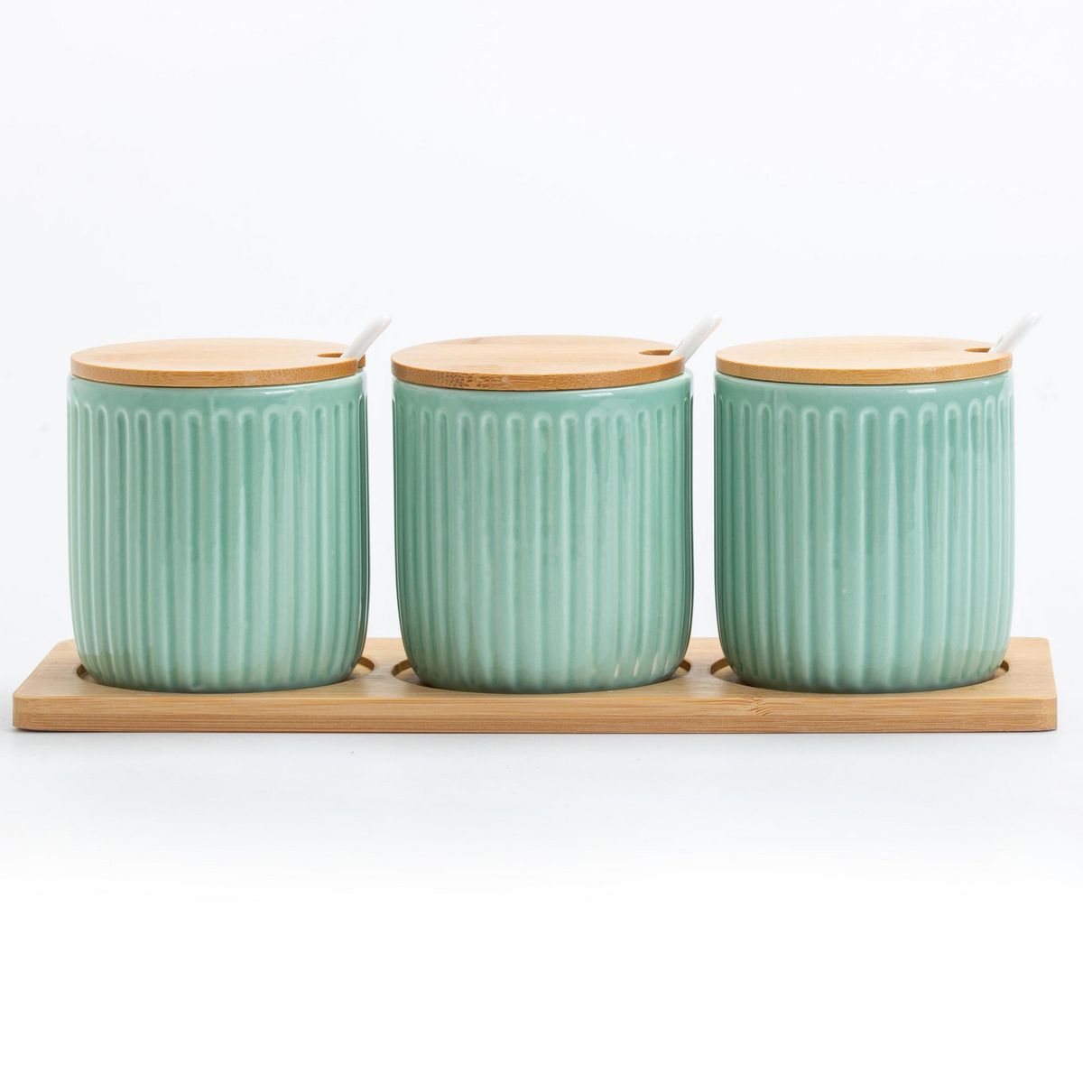 JUST HOME COLLECTION - Set 2 Frascos Cerámica 220 ml