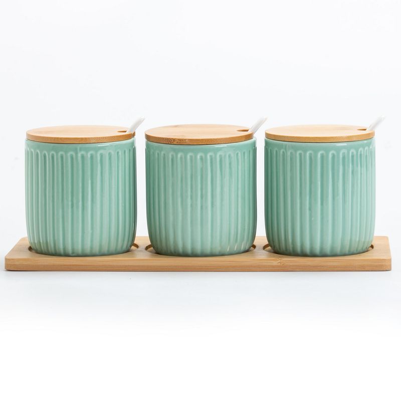 JUST HOME COLLECTION - Set 2 Frascos Cerámica 220 ml