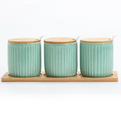 JUST HOME COLLECTION - Set 2 Frascos Cerámica 220 ml