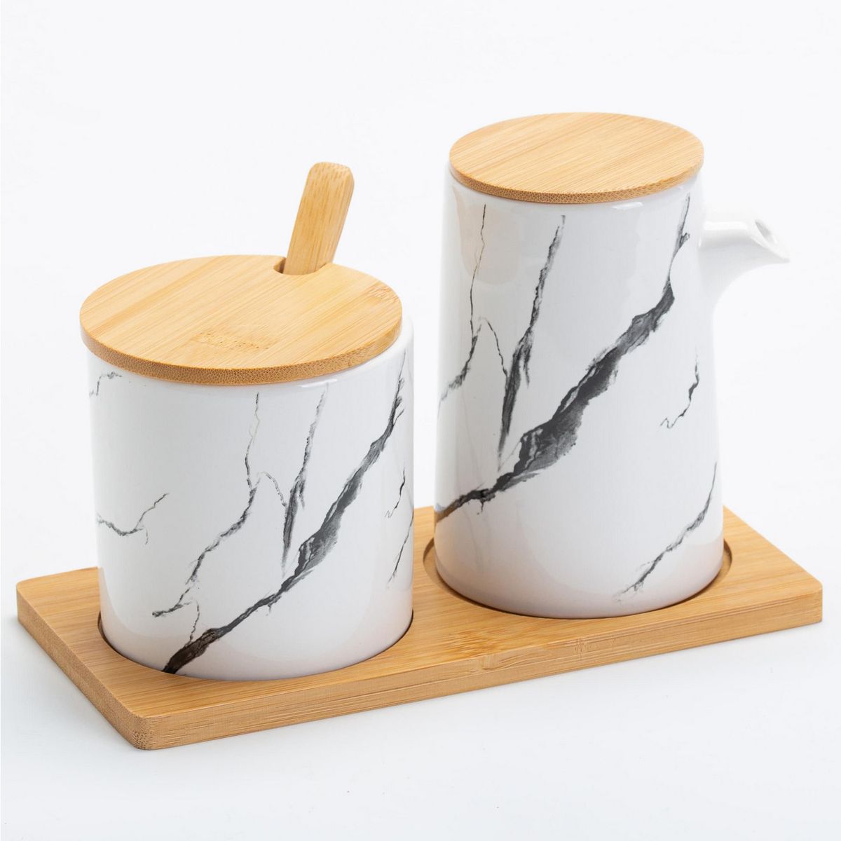 JUST HOME COLLECTION - Set 2 Frascos Cerámica 230 ml