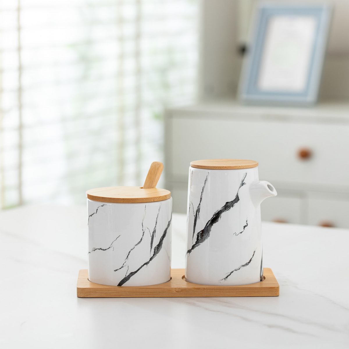 JUST HOME COLLECTION - Set 2 Frascos Cerámica 230 ml