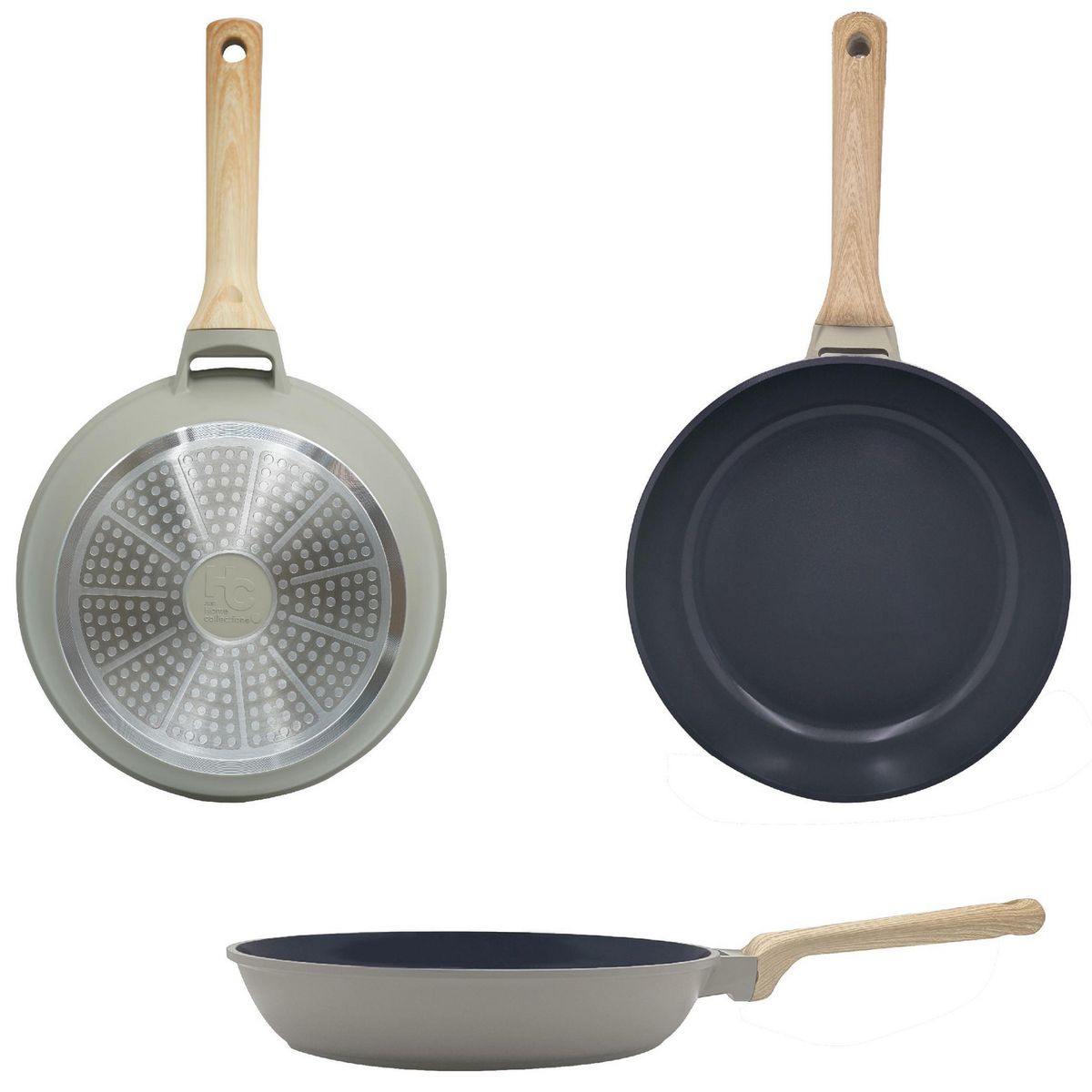 JUST HOME COLLECTION - Sartén 20 cm Aluminio fundido Verde