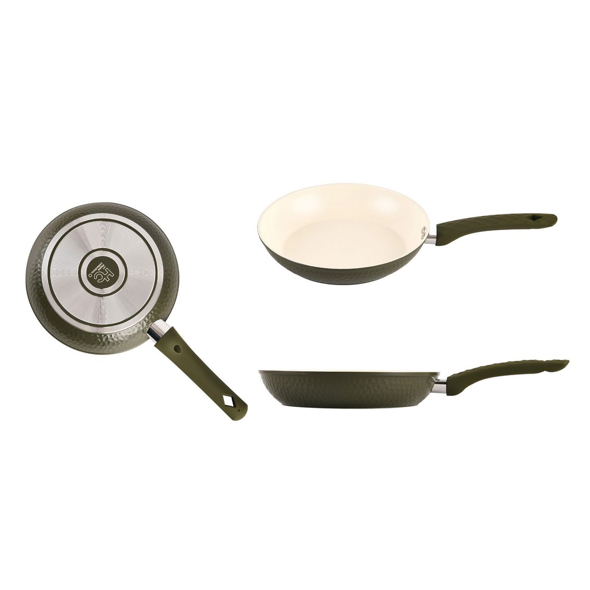 JUST HOME COLLECTION - Sartén 26 cm Cerámica Verde