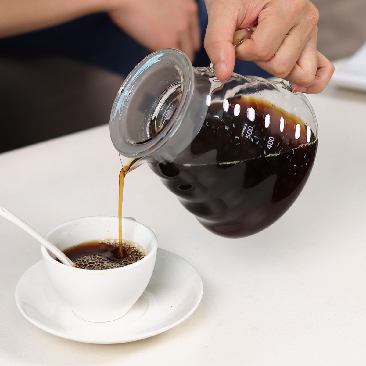 JUST HOME COLLECTION - Cafetera Vidrio 600 ml Transparente