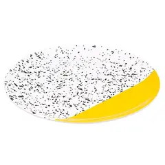 CASA BONITA - Plato melamina 20.3 cm Melamina Juega Amarillo
