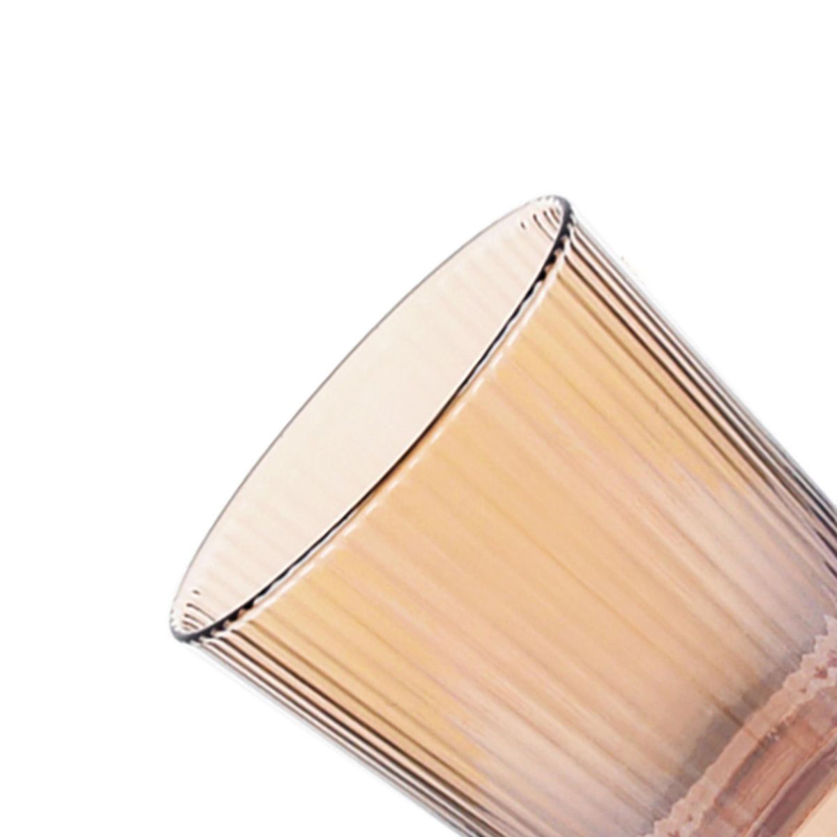 JUST HOME COLLECTION - Set 1 jarro + 4 vasos de Vidrio 1750 ml Liso Ambar