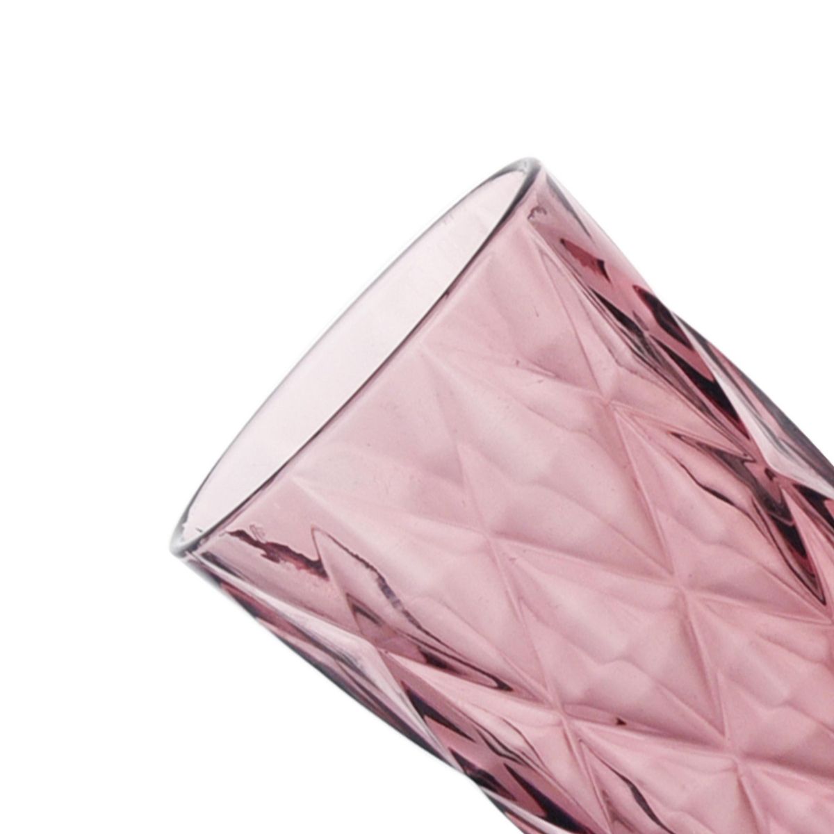 JUST HOME COLLECTION - Vaso Bajo de Vidrio 350 ml Colores Surtidos