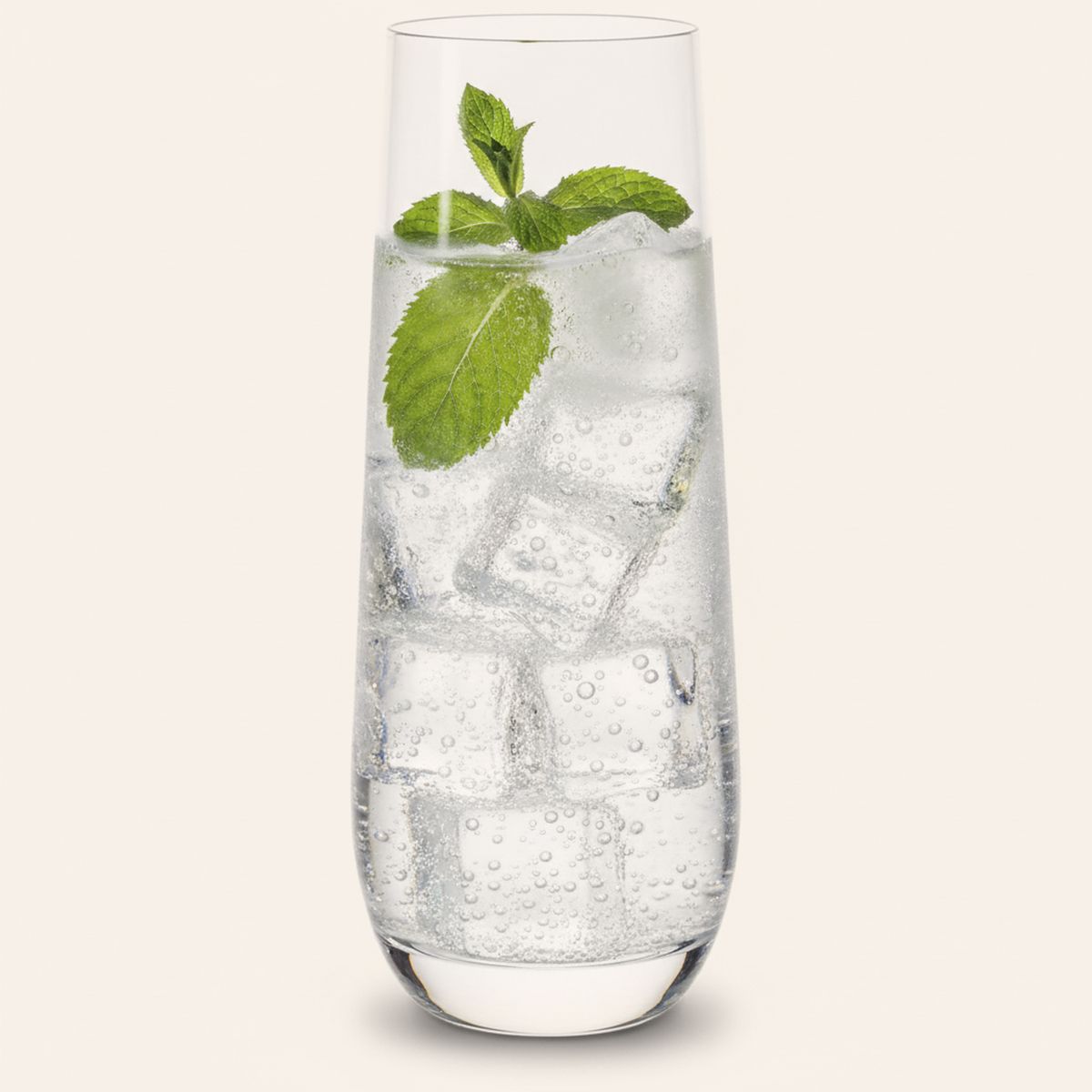 JUST HOME COLLECTION - Set 4 Vasos Alto de Vidrio 290 ml 