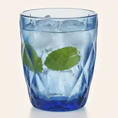 JUST HOME COLLECTION - Vaso Bajo de Vidrio 240 ml Colores Surtidos