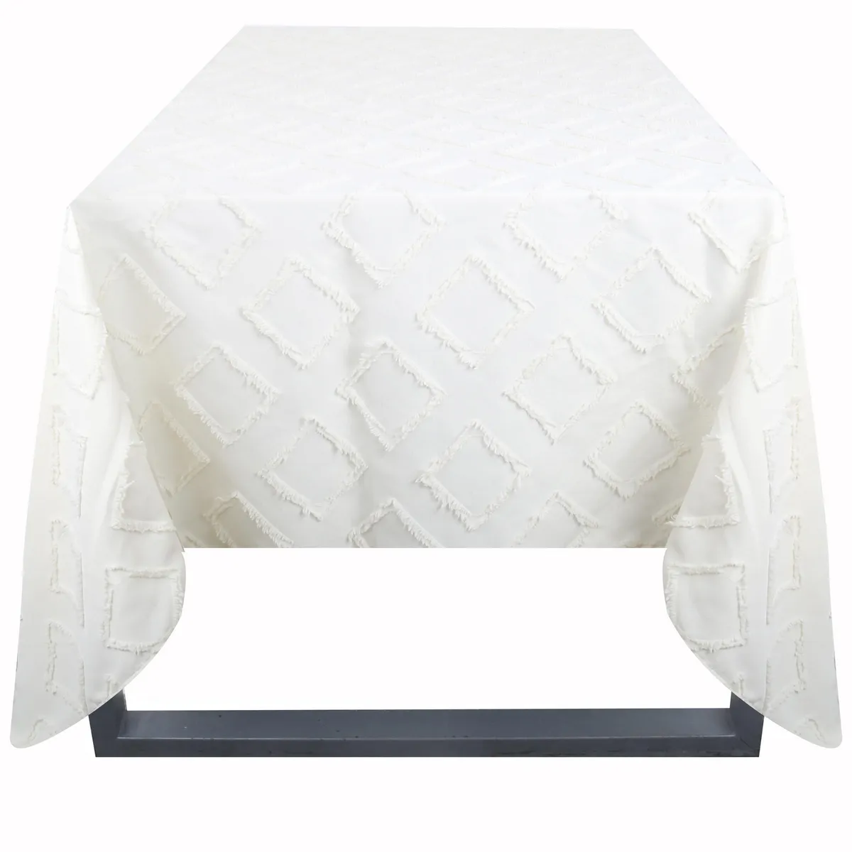 JUST HOME COLLECTION - Mantel Rectangular 180x240 cm Jacquard Blanco