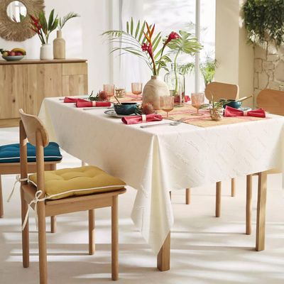 Imagen 2 del producto Mantel Jacqua Rectangular 180x240 cm Blanco