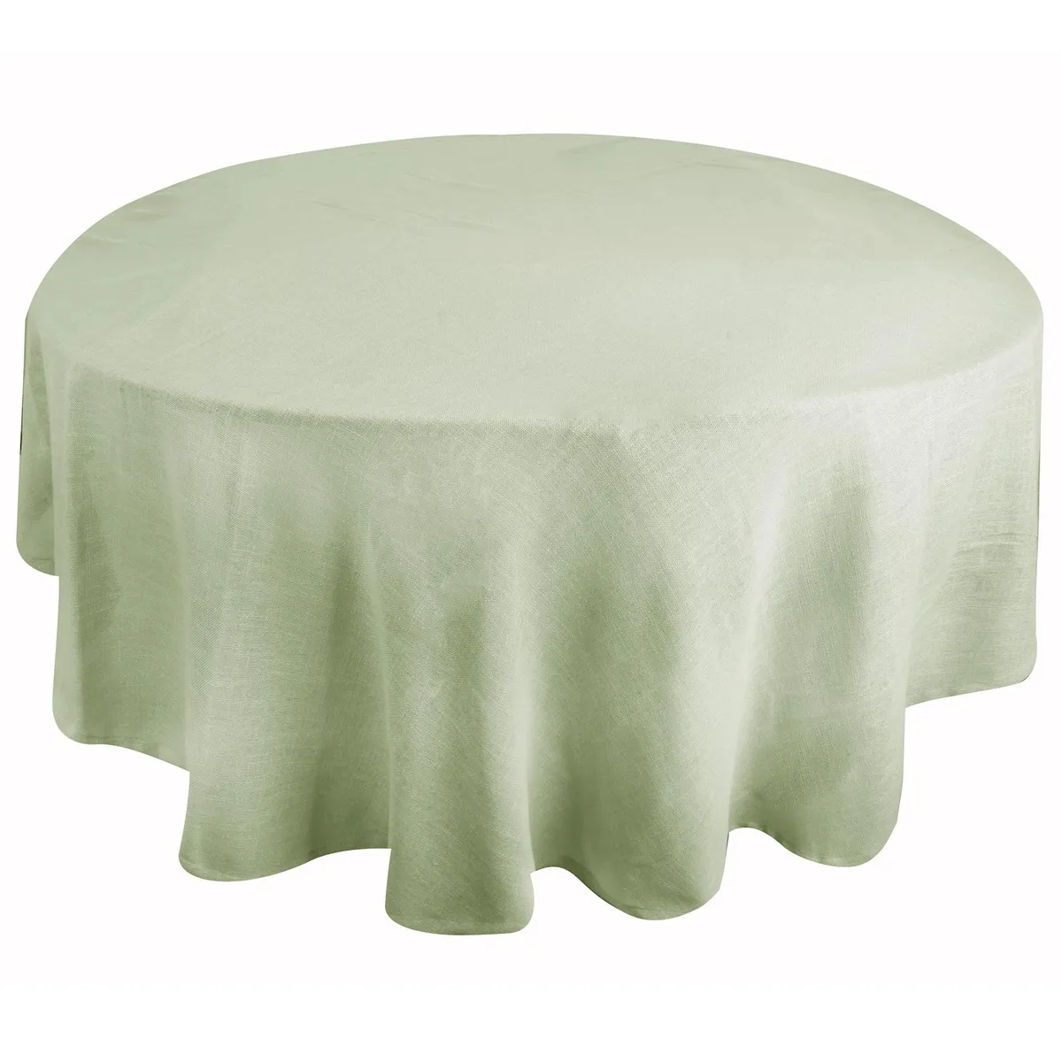 JUST HOME COLLECTION - Mantel Redonda 180x180 cm Liso Verde