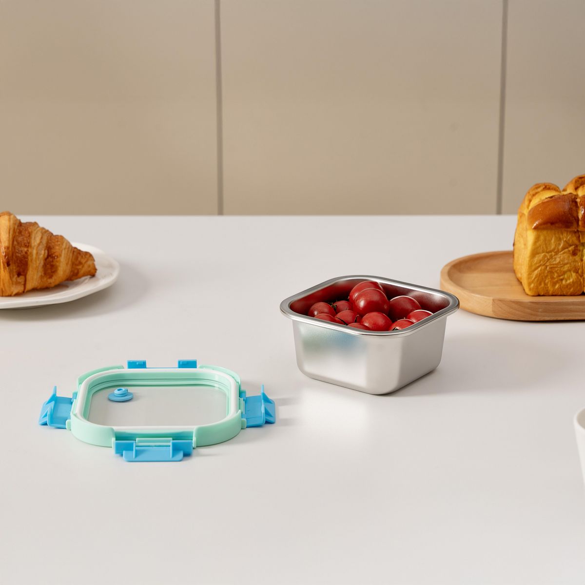 JUST HOME COLLECTION - Contenedor Acero Inoxidable 600 ml