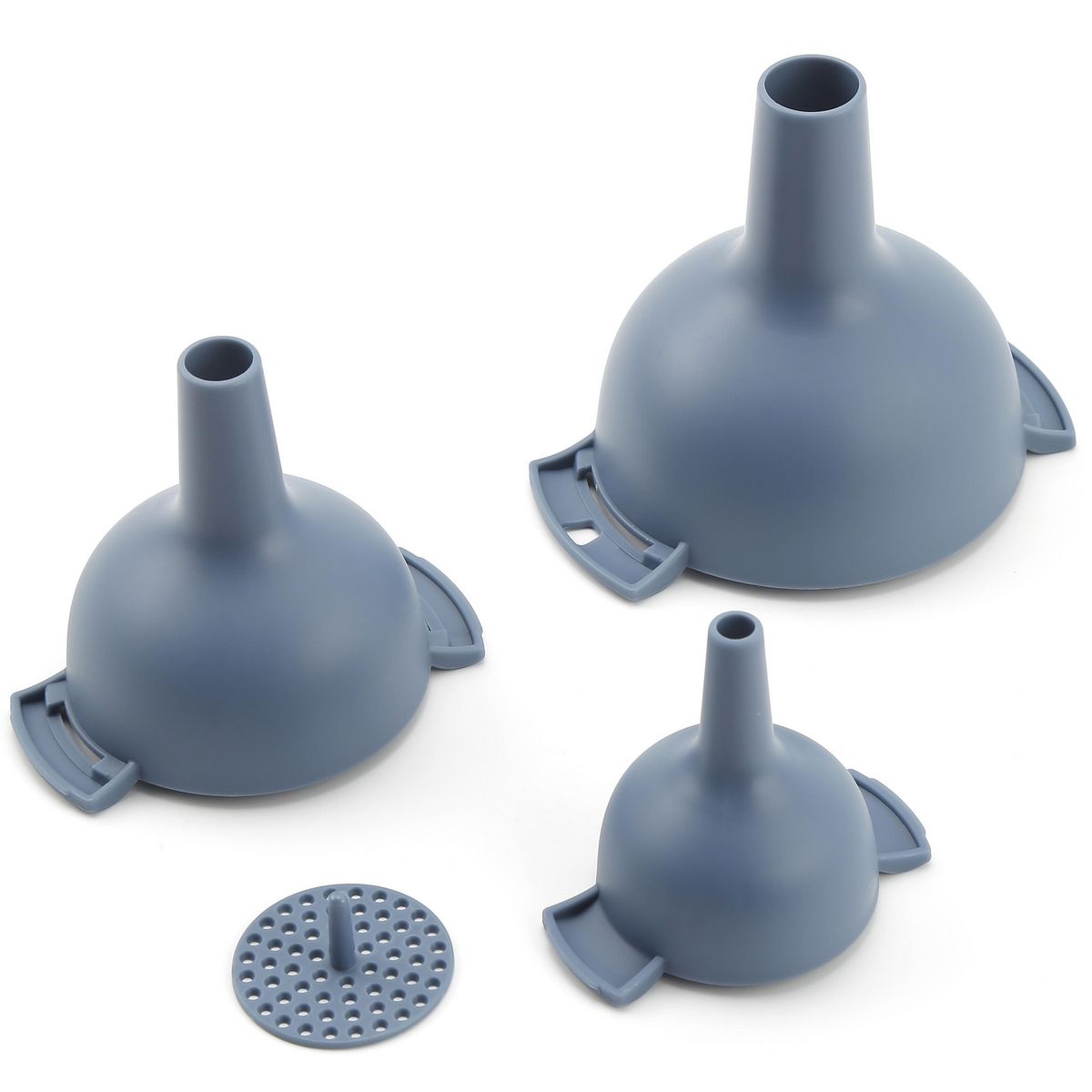 JUST HOME COLLECTION - Set 3 Embudos Plástico Azul