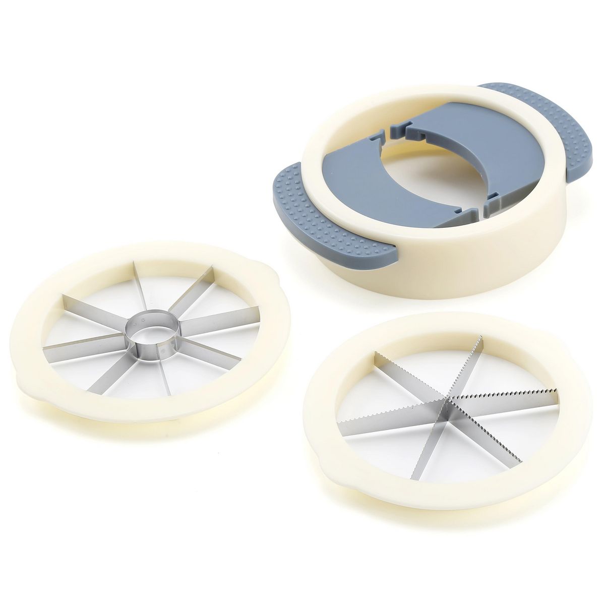 JUST HOME COLLECTION - Set 2 Cortado de Manzana Acero Inoxidable