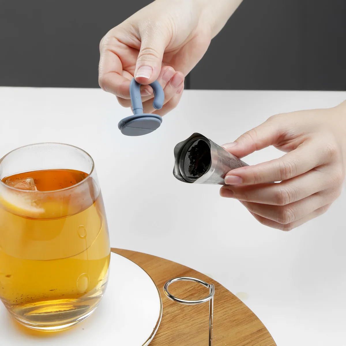 JUST HOME COLLECTION - Infusor de Té Acero Inoxidable