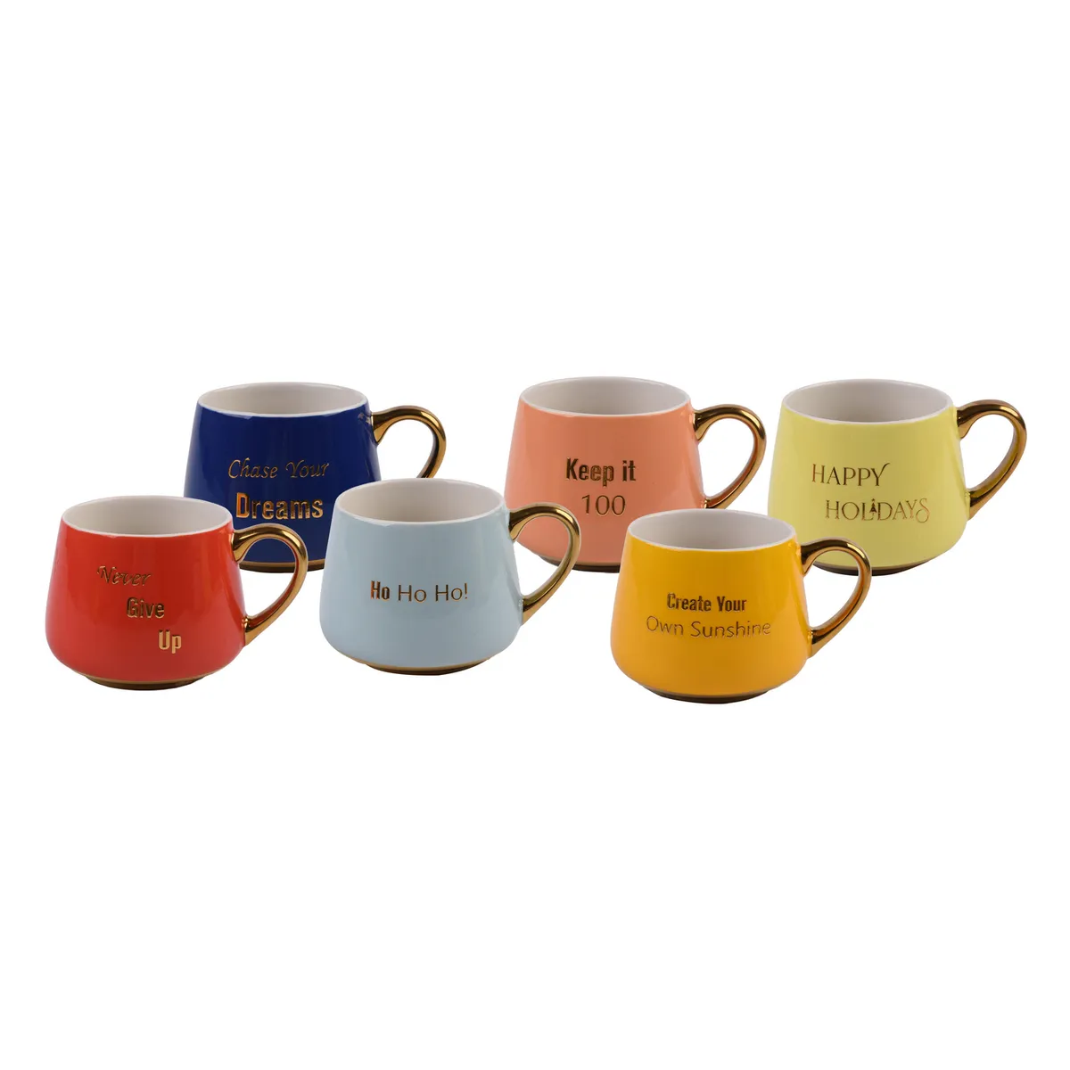 JUST HOME COLLECTION - Mug 330 ml Cerámica Diseño Multicolor