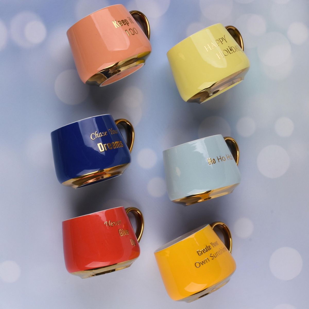 JUST HOME COLLECTION - Mug 330 ml Cerámica Diseño Multicolor