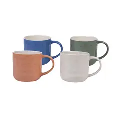 JUST HOME COLLECTION - Mug 340 ml Cerámica Mix Multicolor