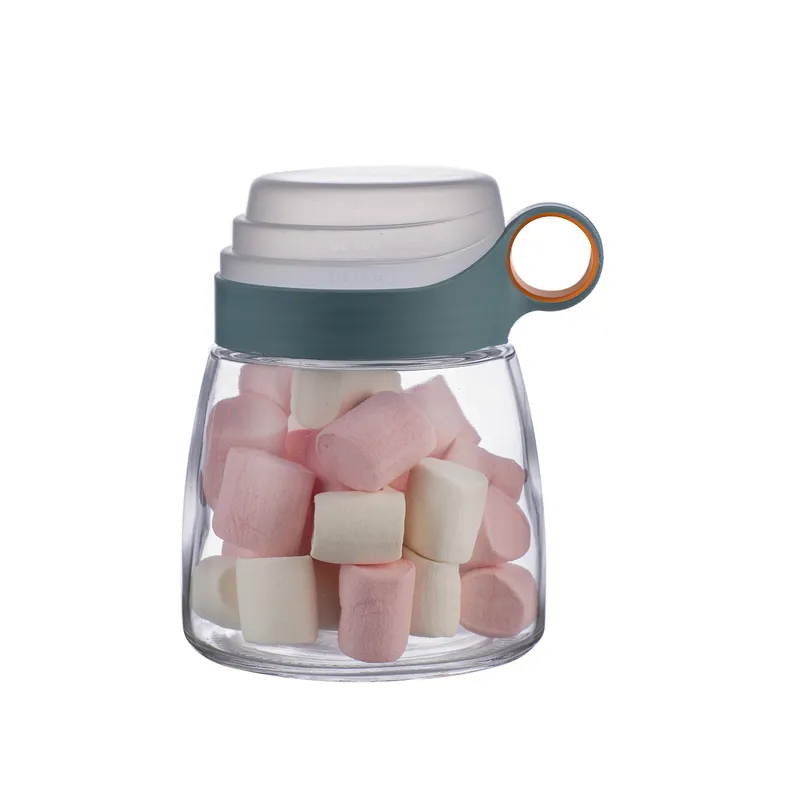JUST HOME COLLECTION - Frasco con Tapa Medidora Vidrio 1 l