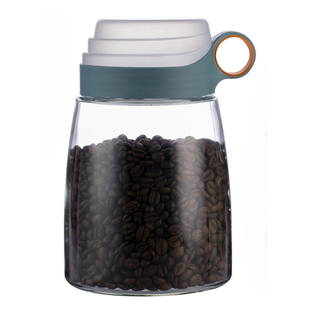 JUST HOME COLLECTION - Frasco con Tapa Medidora Vidrio 1400 ml