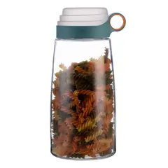 JUST HOME COLLECTION - Frasco con Tapa Medidora Vidrio 2.2 l