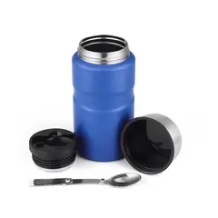 JUST HOME COLLECTION - Termo de Comida 750 ml Acero Inoxidable Azul