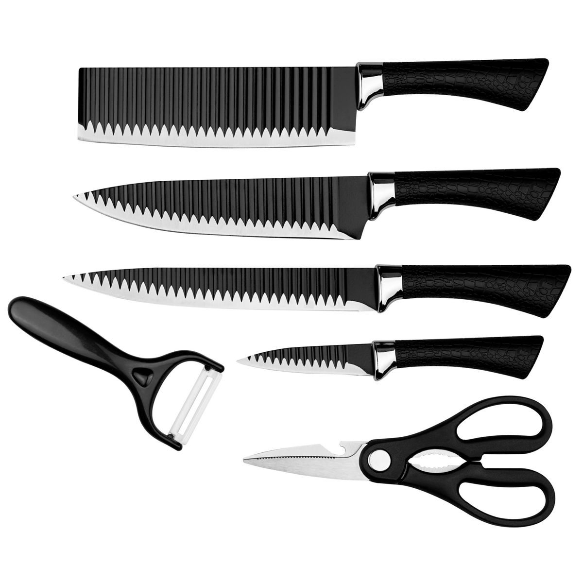 JUST HOME COLLECTION - Juego de Cuchillo Acero inoxidable
