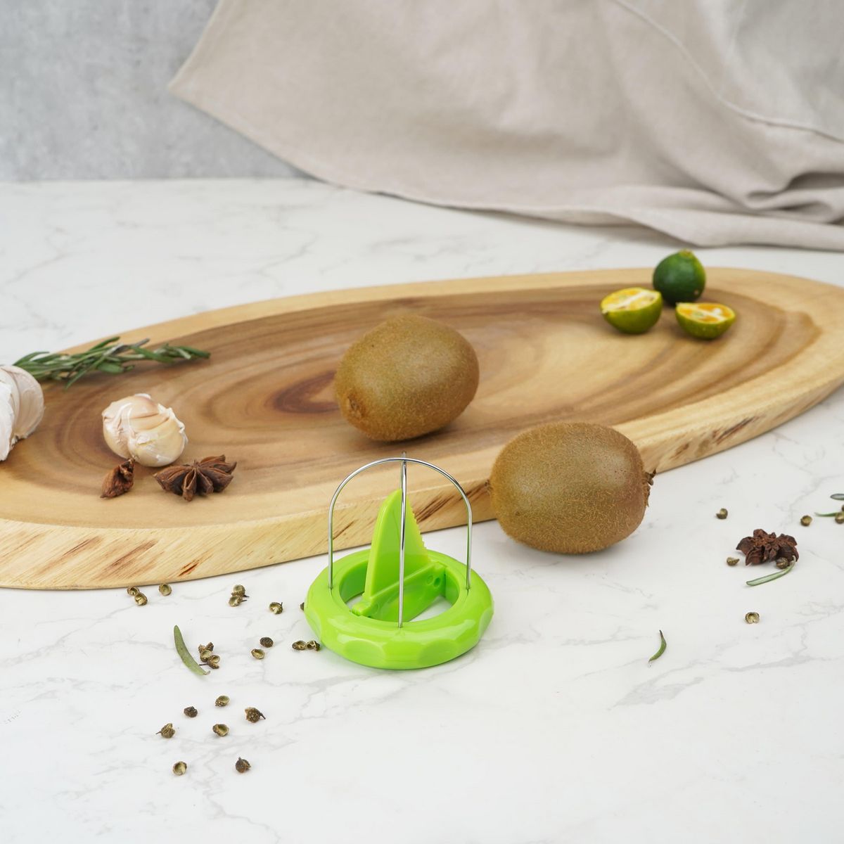 JUST HOME COLLECTION - Cortador de Cocina para Kiwi