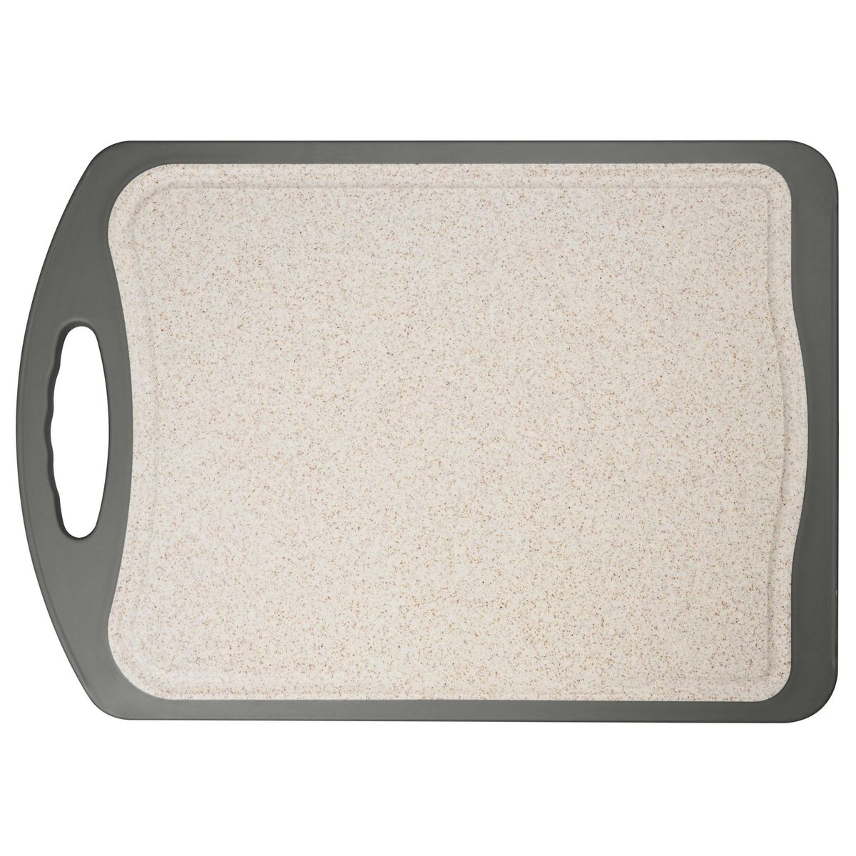 JUST HOME COLLECTION - Tabla de Cortar 2 Caras de Bambú 27x39 cm Gris