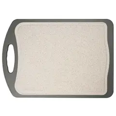 JUST HOME COLLECTION - Tabla de Cortar 2 Caras de Bambú 27x39 cm Gris