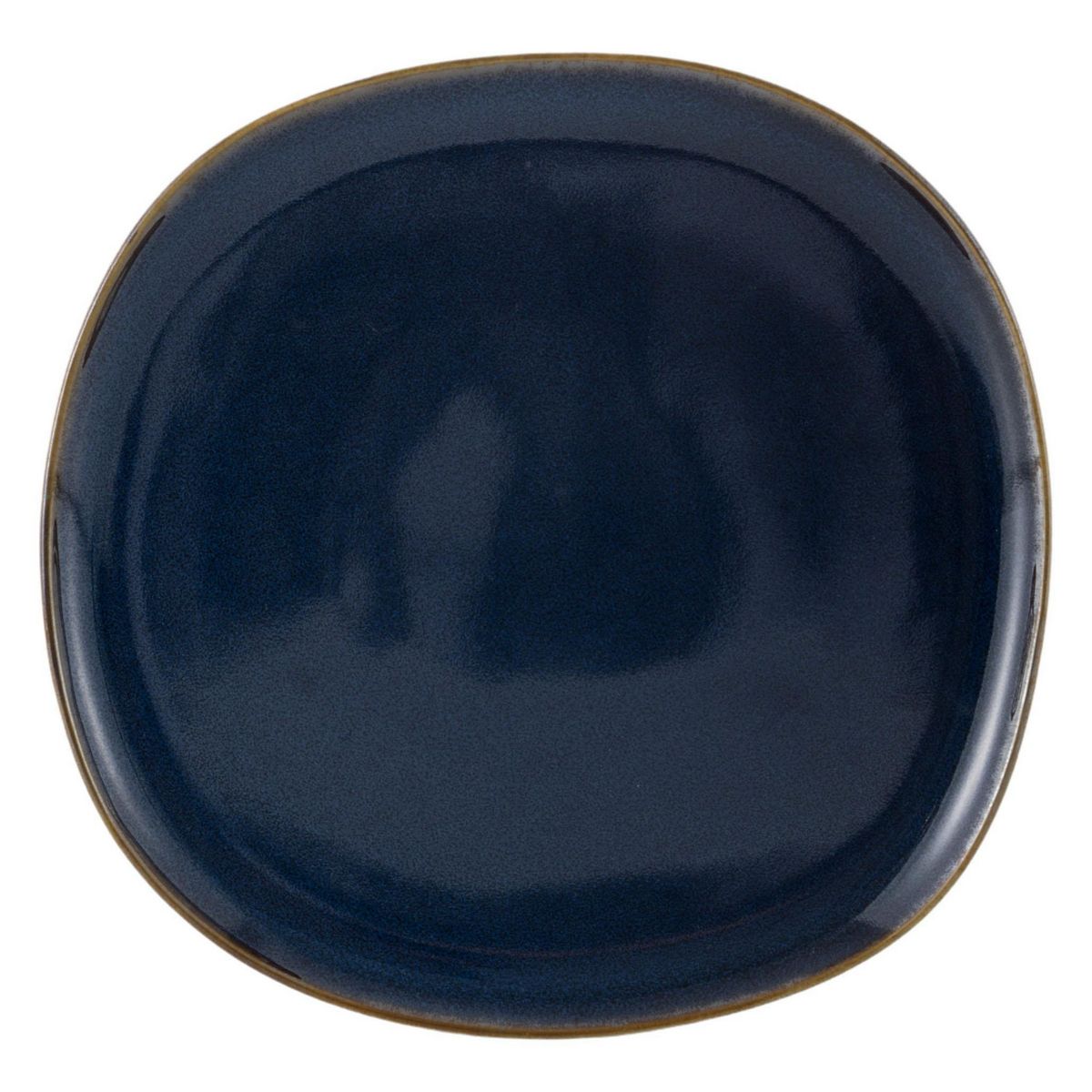 JUST HOME COLLECTION - Set Platos 20 cm 4 Piezas Cerámica Azul