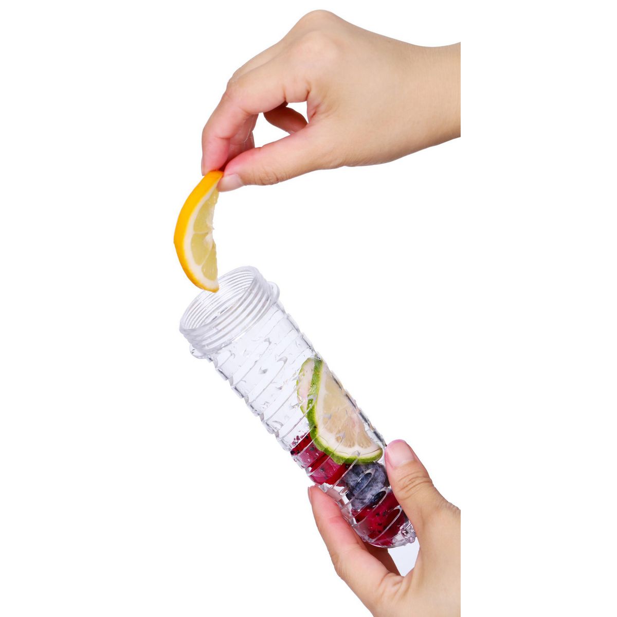 JUST HOME COLLECTION - Botella con Filtro Tritan 750 ml Turquesa