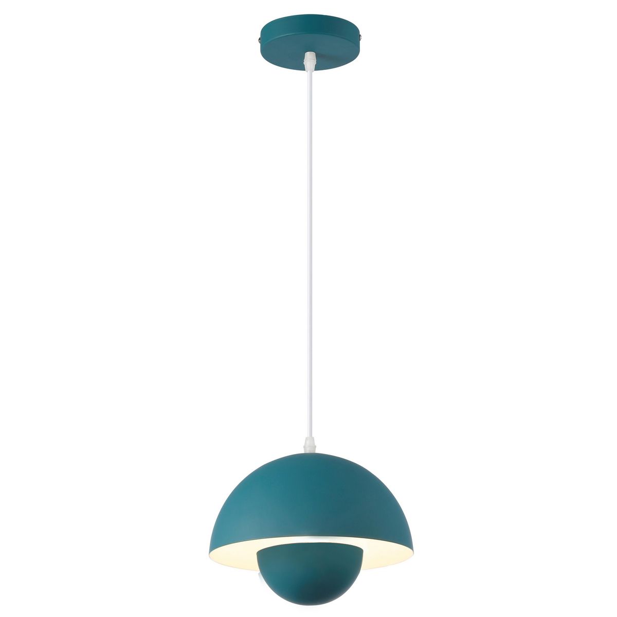 JUST HOME COLLECTION - Lámpara Colgante Pombal Negro 23cm