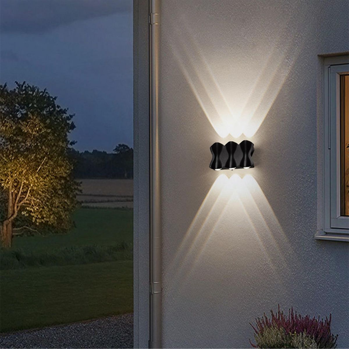 JUST HOME COLLECTION - Aplique Exterior 6 W IP 65 240 lm Luz Neutro