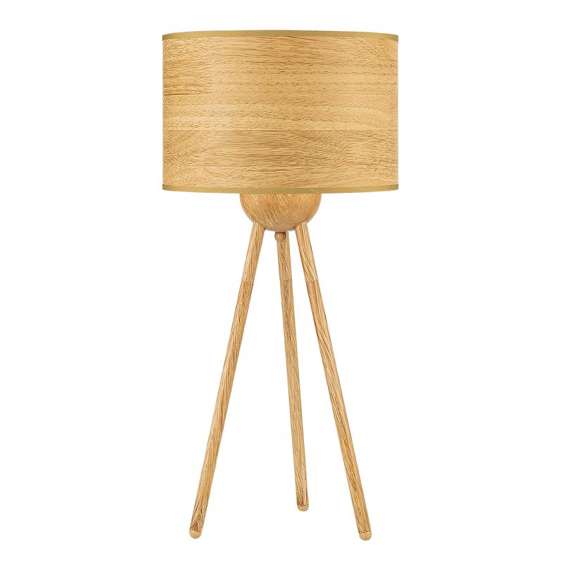 JUST HOME COLLECTION - Lámpara mesa TRIPOD Amarillo/Dorado 28x60 cm