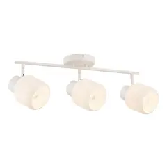 JUST HOME COLLECTION - Barra Hive 3 Focos Hierro Blanco