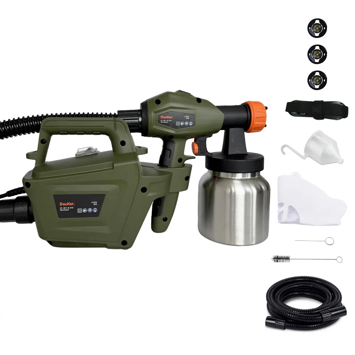 BAUKER - Pistola para Pintar Bauker 650W 800ml 220 V