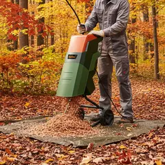 BAUKER - Chipeadora madera eléctrica 40 mm