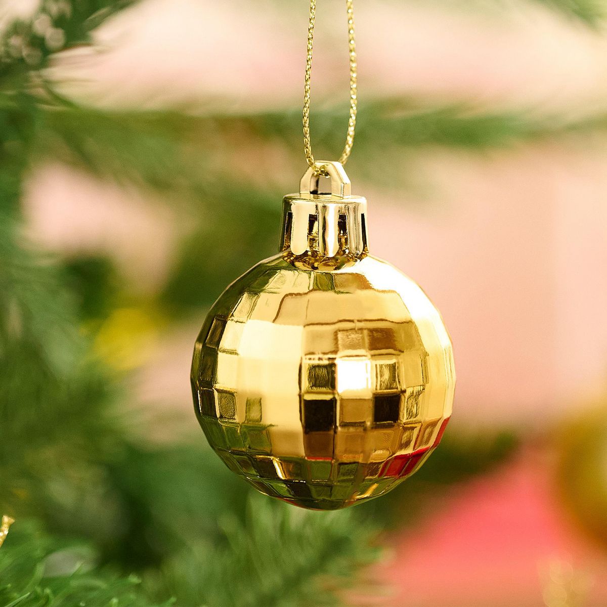 DEAR SANTA - Set 24 esferas 4 cm doradas