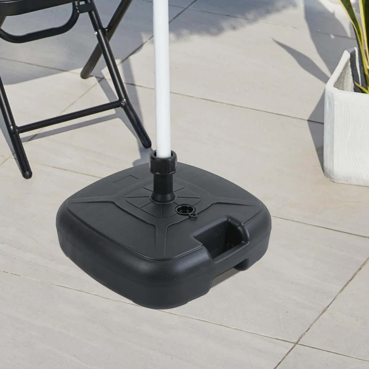 JUST HOME COLLECTION - Base Quitasol Resina 20 l Negra