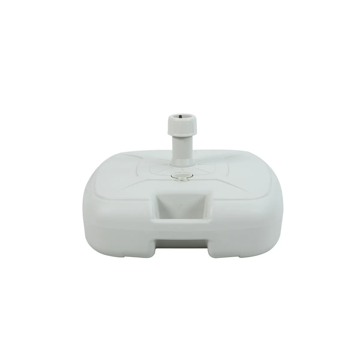 JUST HOME COLLECTION - Base para Quitasol 20 l Resina Blanca