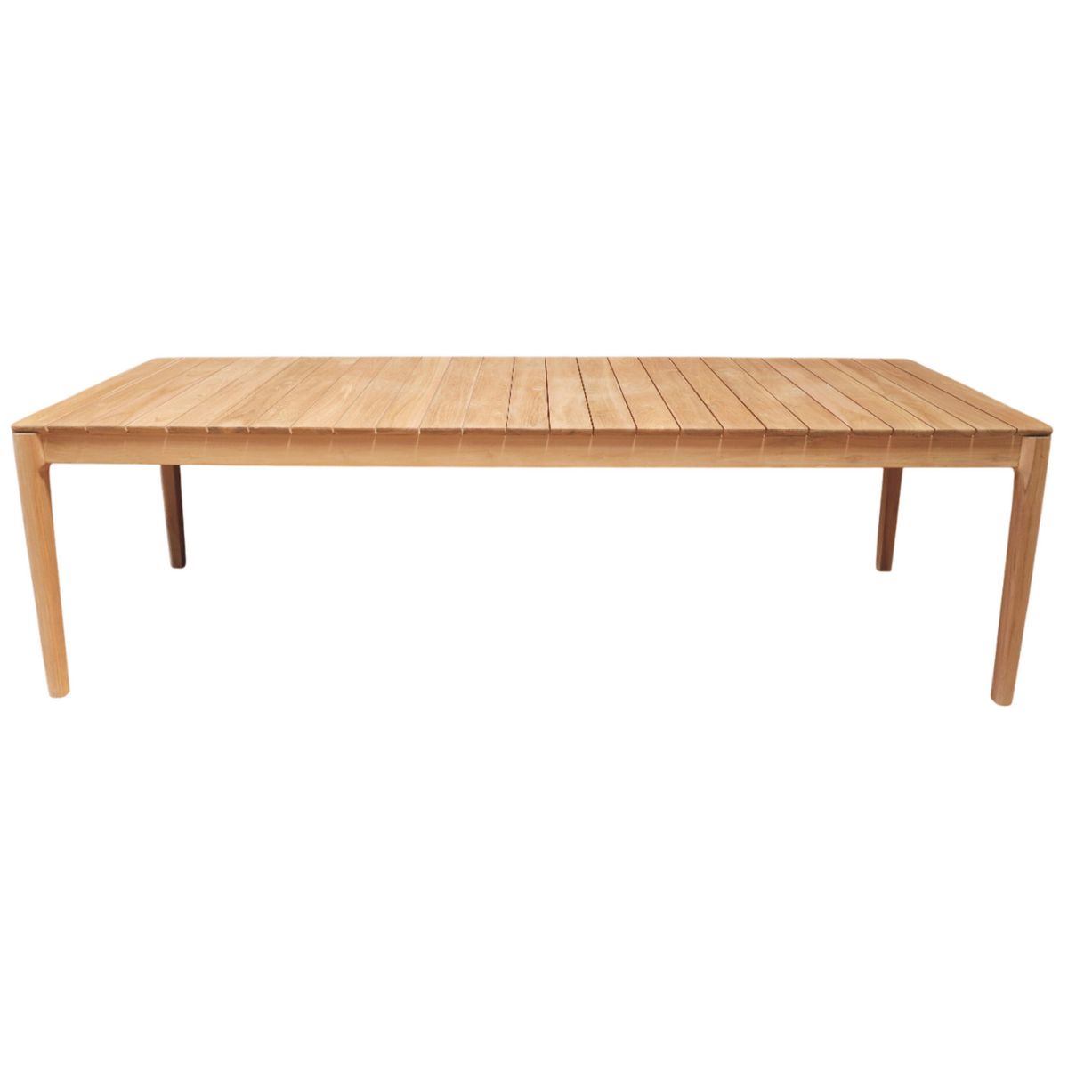 JUST HOME COLLECTION - Mesa Rectangular MaderaTeca Luxemburgo 260x76x100 cm Natural